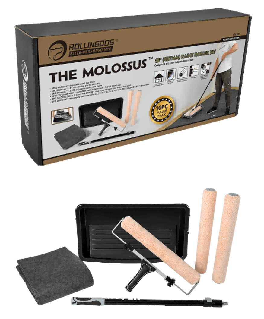 18インチ (457mm) Paint Roller Kit (10PC)